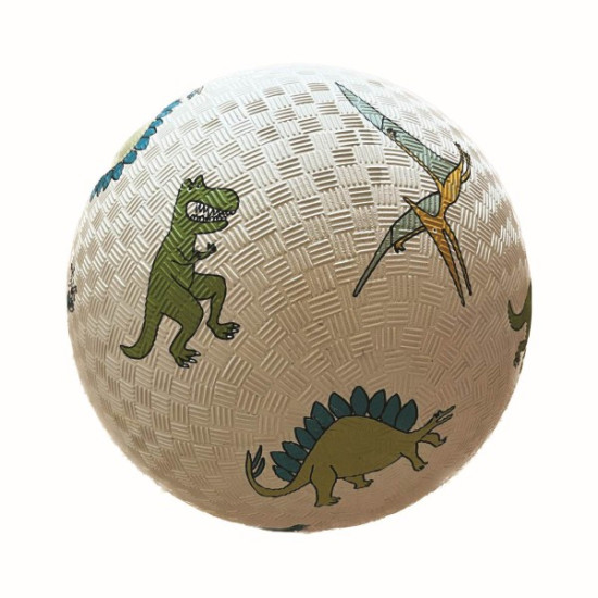 Zelený velký míč pro děti dinosauři 18 cm Petit Jour 