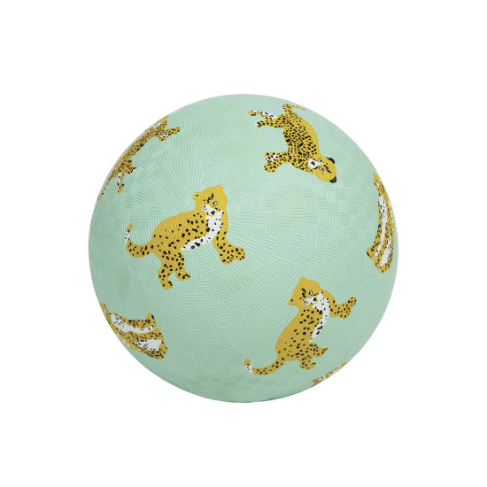 Zelený velký míč pro děti jaguár 18 cm Petit Jour 