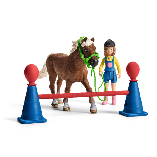 Schleich Trénink v agility pro poníky