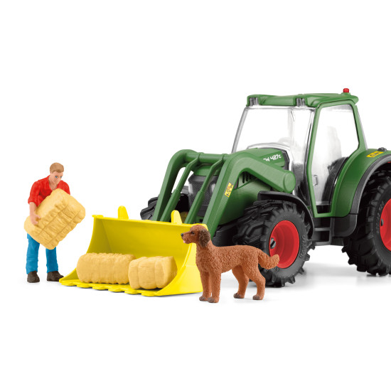 Schleich Traktor s přívěsem