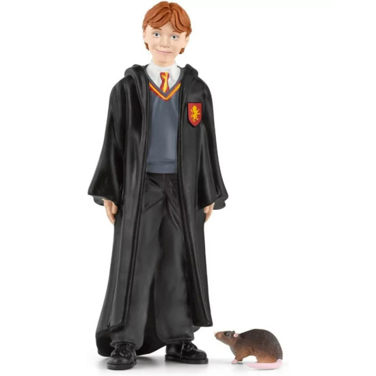 Ron Weasley pomáhá Harrymu Potterovi v boji proti Voldemortovi, zatímco Prašivec, potkan, zůstává přehlížen.