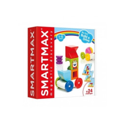 SmartMax Moje první magnetická stavebnice s autem 2v1