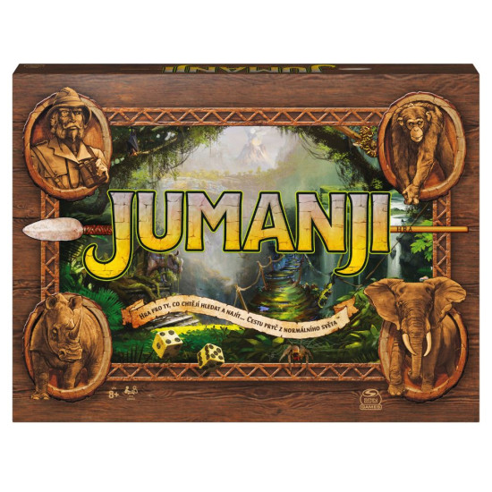 Hra Jumanji CZ pro 2-4 hráče: Záchrana před koncem světa a přežití v džungli!