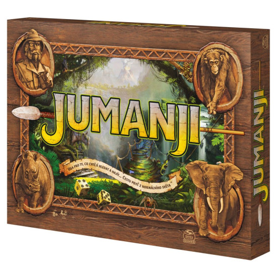 Hra Jumanji CZ pro 2-4 hráče: Záchrana před koncem světa a přežití v džungli!