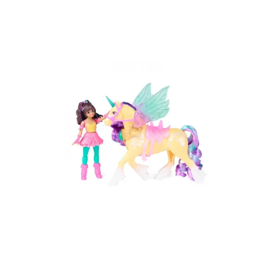 Spin Master Unicorn Academy Kouzelná Křídla Leaf & Ava 11 cm