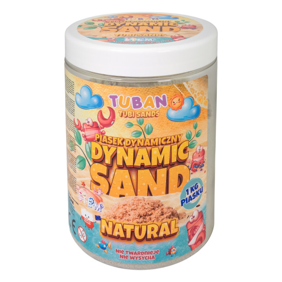 Dynamický písek bezbarvy, natural. Balení 1 kg.
