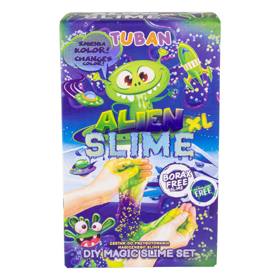 DIY Slime Sada na výrobu slizu Alien pro děti. XL sada. Vyrobte si svůj vlastní sliz.