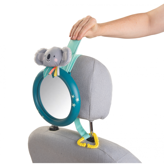 Zpětné zrcadlo do auta Koala. Mějte své dítě na očích během jízdy.