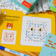 Kreativní sada Obtahování pro děti Tvary 60 karet s fixou Tookyland