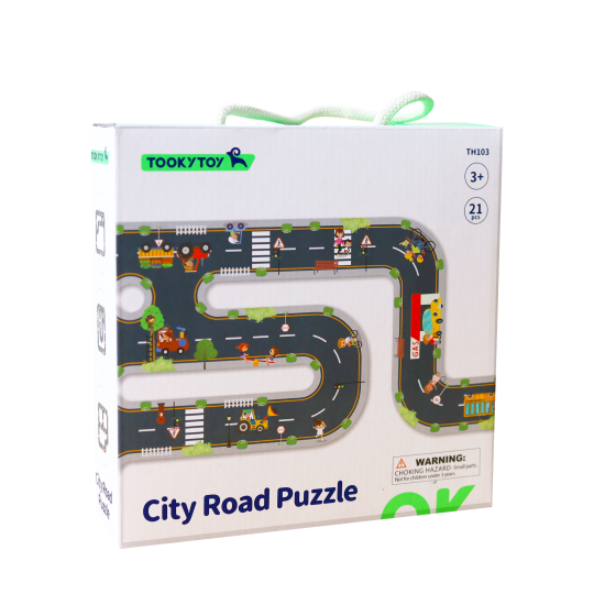 Puzzle silnice Město 