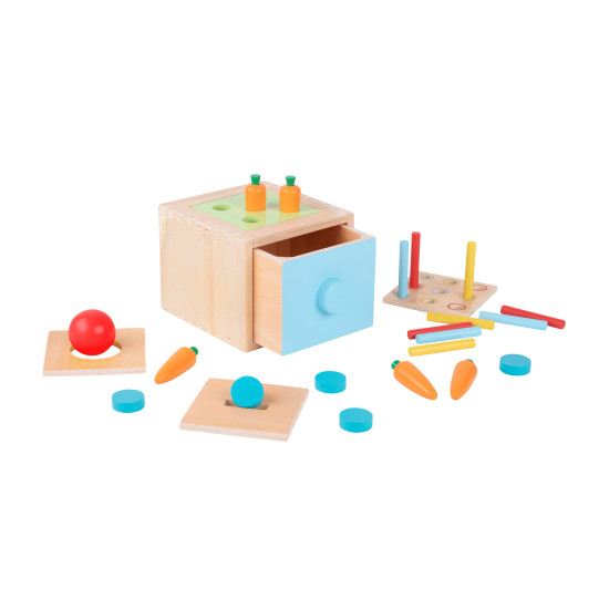 Montessori box Vkládačka 4v1 Didaktická hračka Tooky Toy