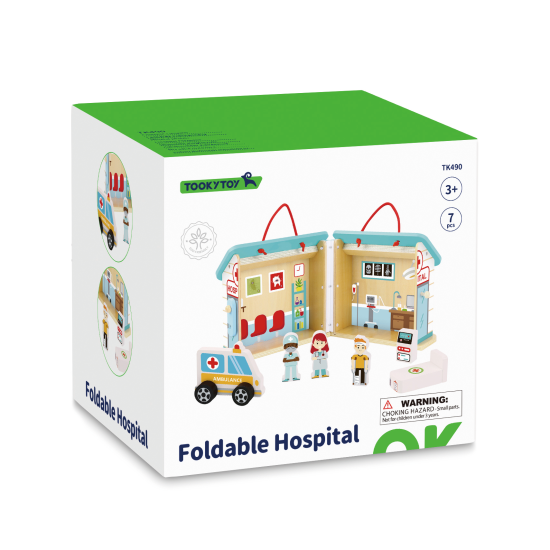 Nemocnice přenosná sada v kufříku 7 ks | Tooky Toy