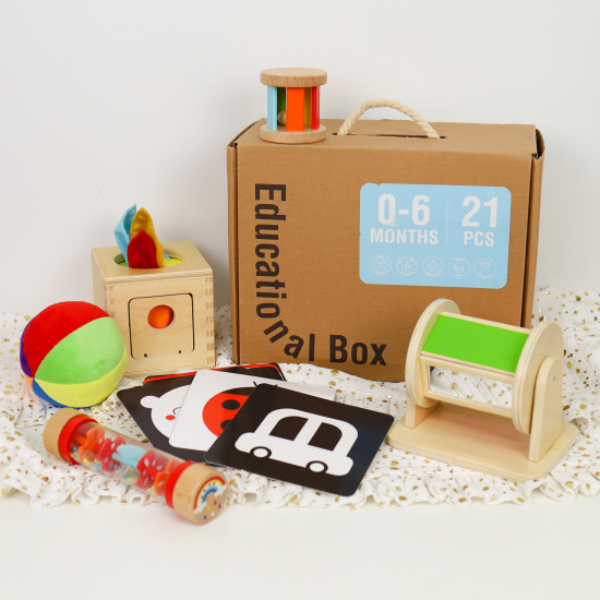Edukační box Baby Montessori hračky pro miminka Tooky Toy