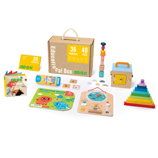 36+ měsíců Edukační box Didaktické hračky od 3 let Tooky Toy