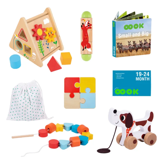19–24 měsíců Edukační box Maxi Didaktické hračky do 2 let Tooky Toy