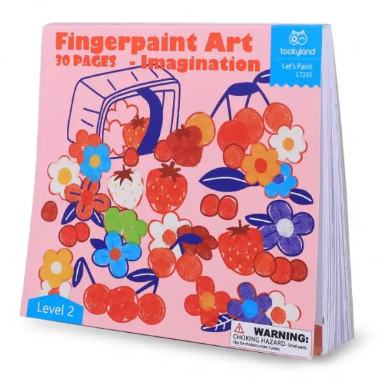 Omalovánky pro prstové barvy pro děti Umělec Tookyland
