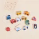 Dřevěné Montessori hračky – set box a navlékání dopravních značek