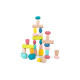 Barevné balanční kameny pro děti XL 32 Ks Tooky Toy