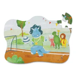 Tvarové puzzle Triceratops 35 dílků