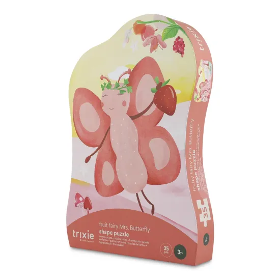 Tvarové puzzle Motýl 35 dílků – Trixie 35-153