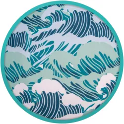 Plovoucí létající talíř Flobo Blue ocean waves