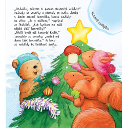 Medvídek a vánoční světýlka