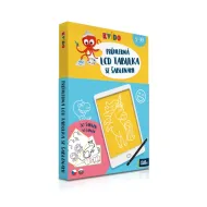 Kvído Průhledná LCD tabulka s 30 šablonami