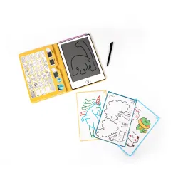 Kvído Průhledná LCD tabulka s 30 šablonami