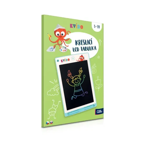 Kvído Zelená kreslící LCD tabulka