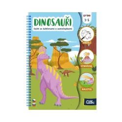 Kvído Sešit se šablonami Dinosauři
