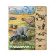 Kniha dětem ukáže, jak dinosauři vypadali podle nejaktuálnějších vědeckých poznatků včetně zvuků, které mohli vydávat.
