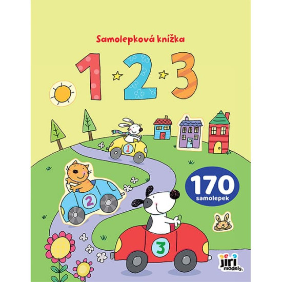 S touto samolepkovou knížkou se dětičky pobaví a zároveň si procvičí první čísla.