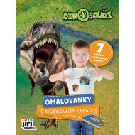 Dinosauři: Omalovánky s nažehlovacími obrázky