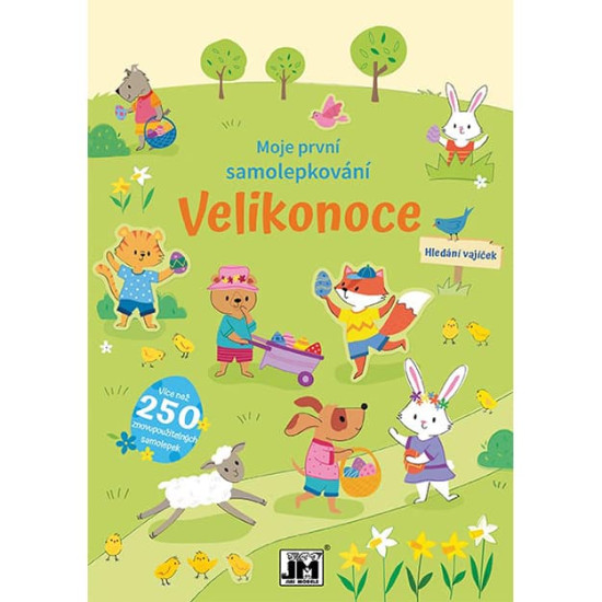 Velikonoční samolepková knížka je plná činností pro dané velikonoční období.