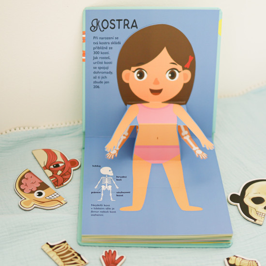 Interaktivní a zábavná kniha s úžasnými pop-up obrázky je ideální pro malé zvědavce, kteří se chtějí dozvědět mnoho zajímavého a poučného o lidském těle.
