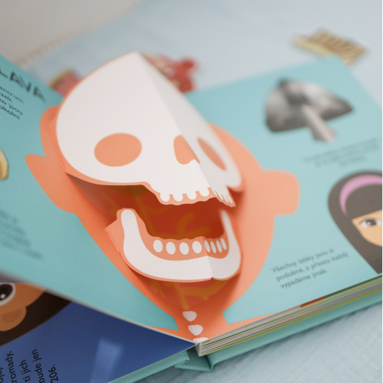Interaktivní a zábavná kniha s úžasnými pop-up obrázky je ideální pro malé zvědavce, kteří se chtějí dozvědět mnoho zajímavého a poučného o lidském těle.