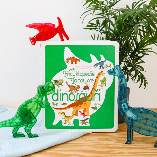 Encyklopedie seznamuje mladší školáky hravou a zábavnou formou s podivuhodným světem dinosaurů.