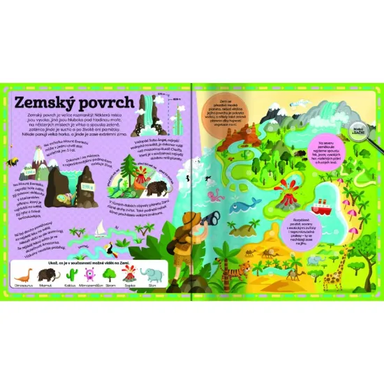 Objevuj Zemi – Interaktivní knížka se zvuky a aktivitami pro děti