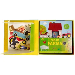 Pop-up Farma Kniha s rozkládací hrací podložkou