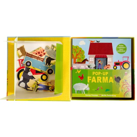 Pop-up kniha o farmě – hrajte si a poznávejte zvířata