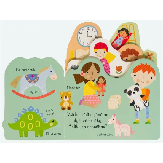 Tvarované leporelo Hračky