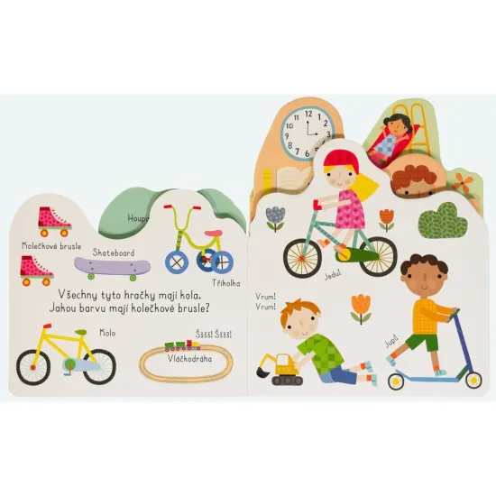 Tvarované leporelo Hračky