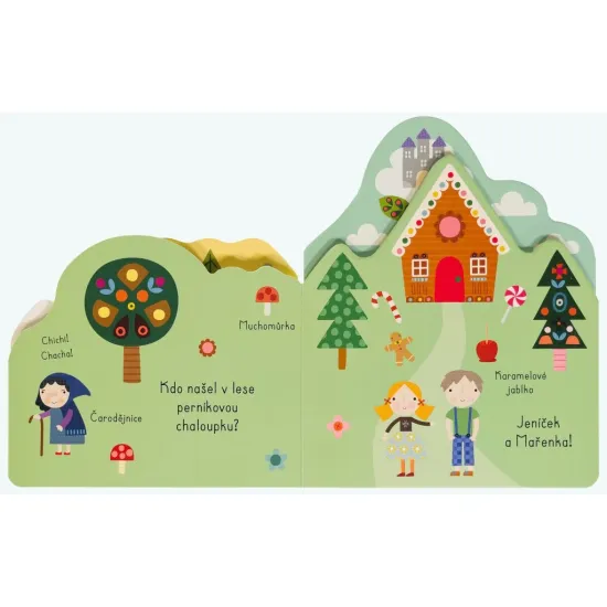 Tvarované leporelo Pohádky