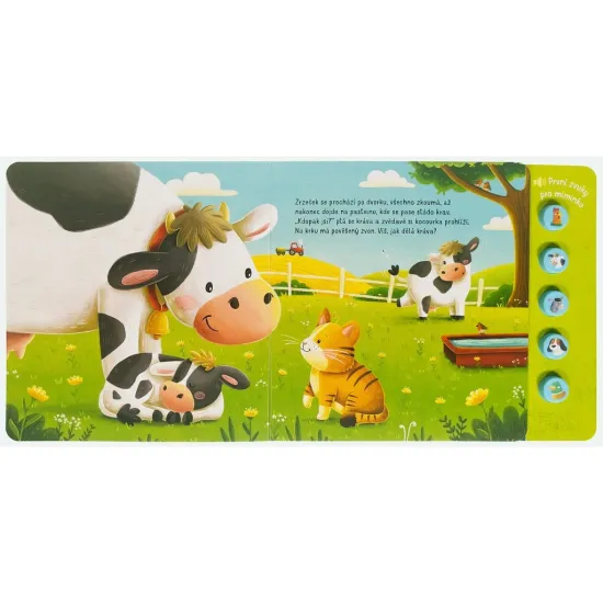 Co uslyšíš na farmě? První zvuky pro miminko