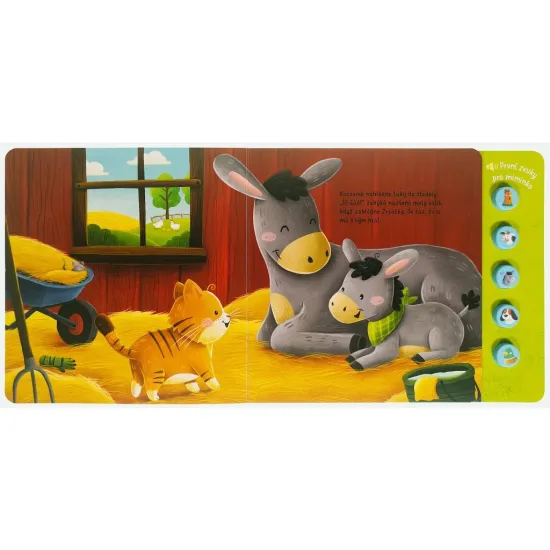 Co uslyšíš na farmě? První zvuky pro miminko