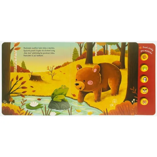 Co uslyšíš v lese? První zvuky pro miminko