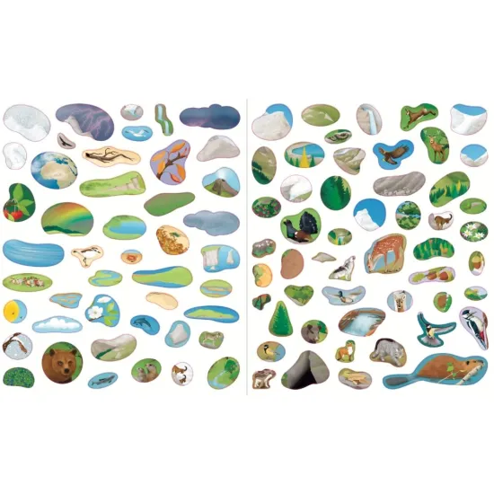 Svět samolepek Příroda