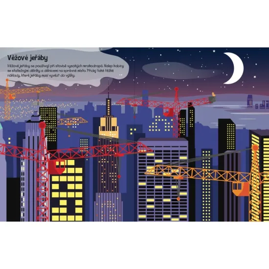 555 samolepek Staveniště