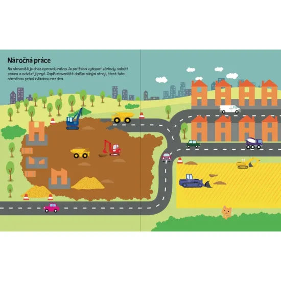 555 samolepek Staveniště