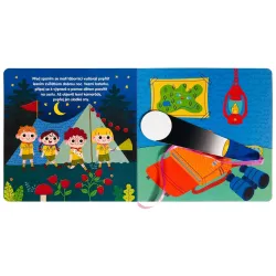 Kdo spí v lese? Kniha s kouzelnou baterkou